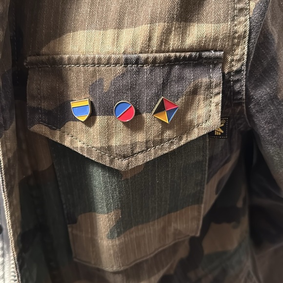 Alpha Industries Camo Canvas Jacket - Picture 2 of 6